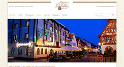 Desktop Screenshot of hotel-adler-gg.de