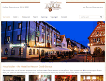 Tablet Screenshot of hotel-adler-gg.de